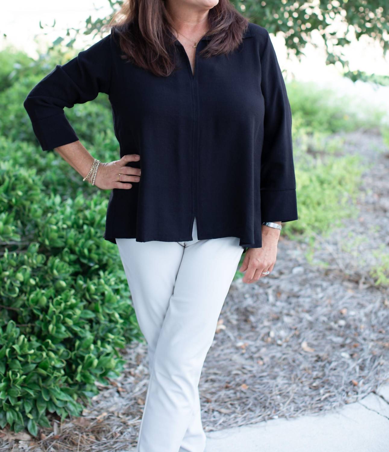 Boho Chic - Pullover V-Neck Top