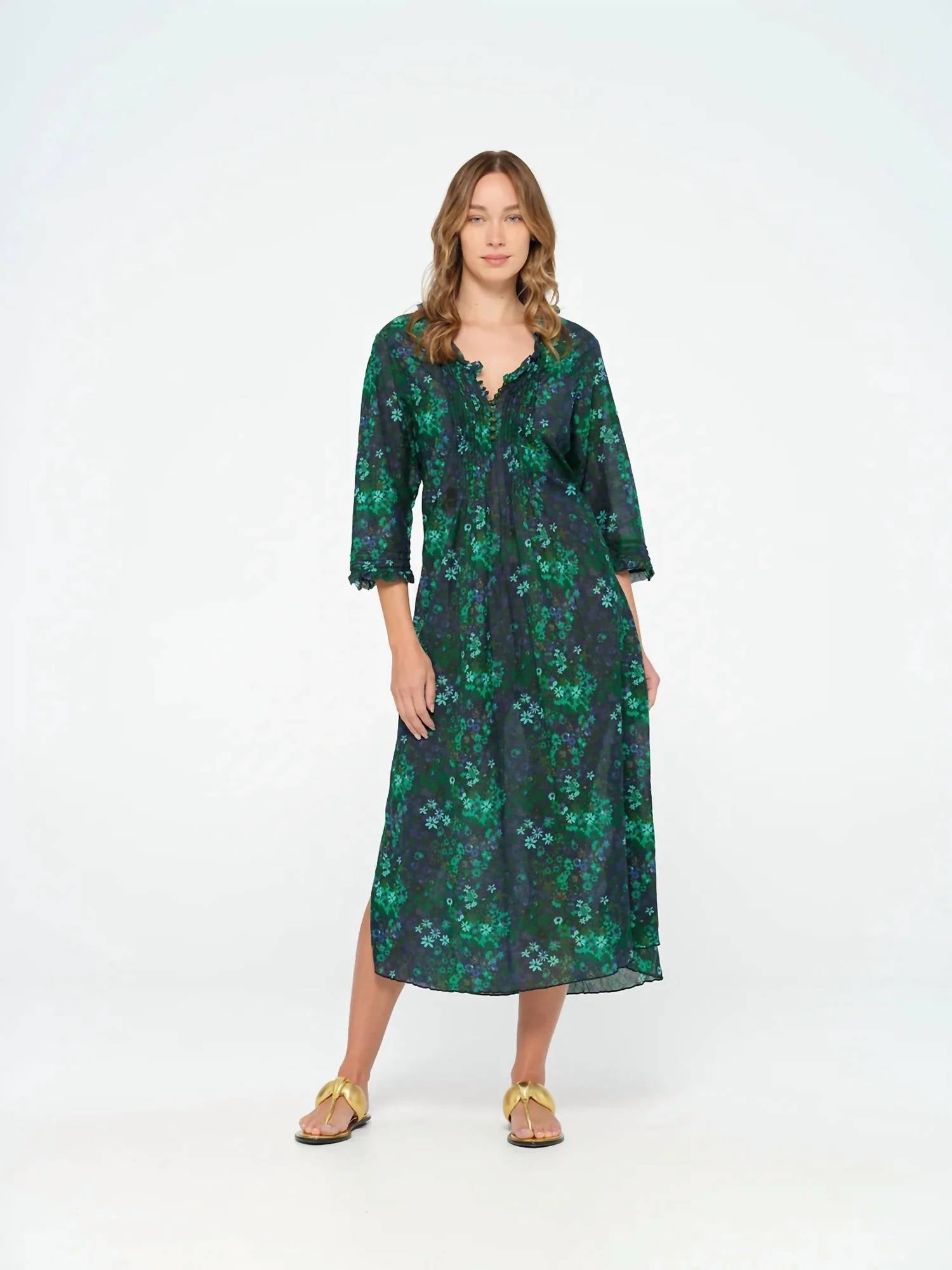 Oneseason - Floraganza Middy Poppy Dress
