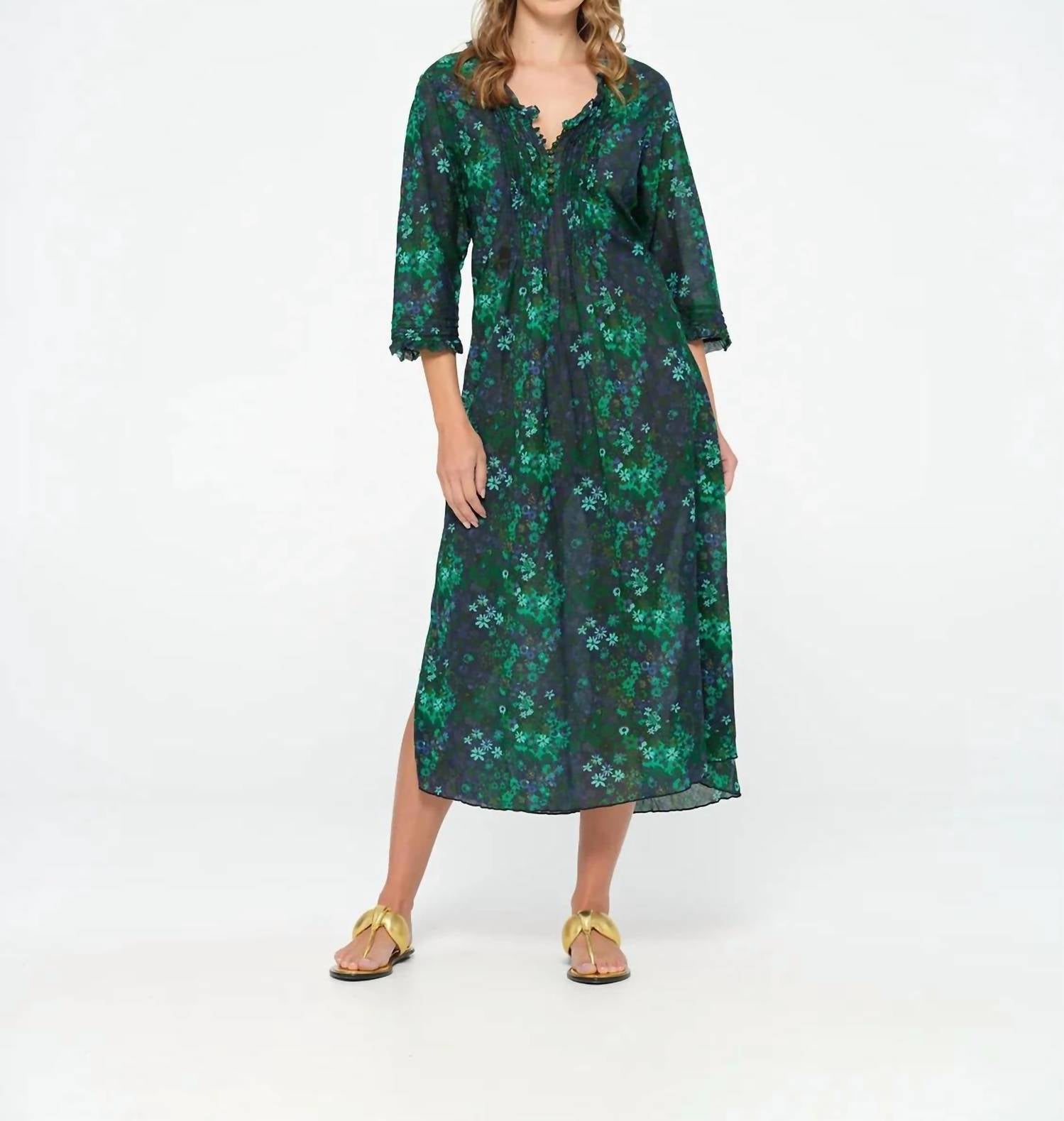 Oneseason - Floraganza Middy Poppy Dress