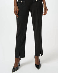 Joseph Ribkoff - Front Slit Pull On Straight Pants