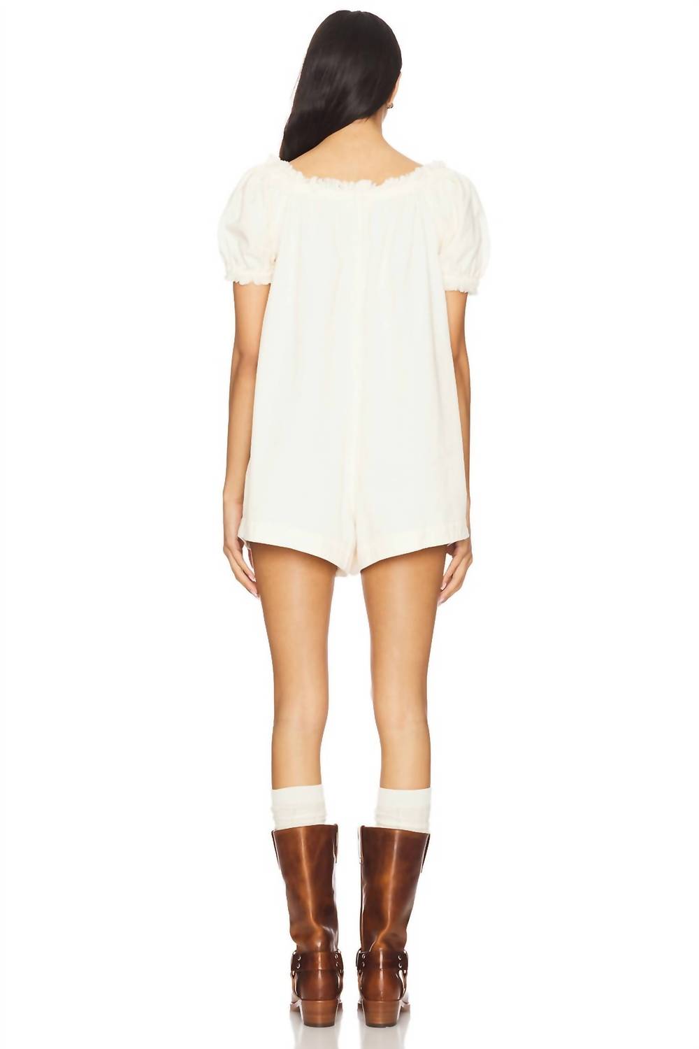 Free People - Women's Daisy Denim Babydoll Romper