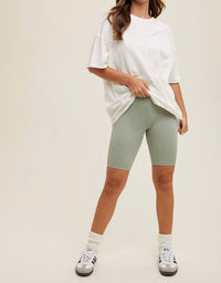 WISHLIST Josh Oversized Raw Hem Tee in white - women's t-shirt - view 4