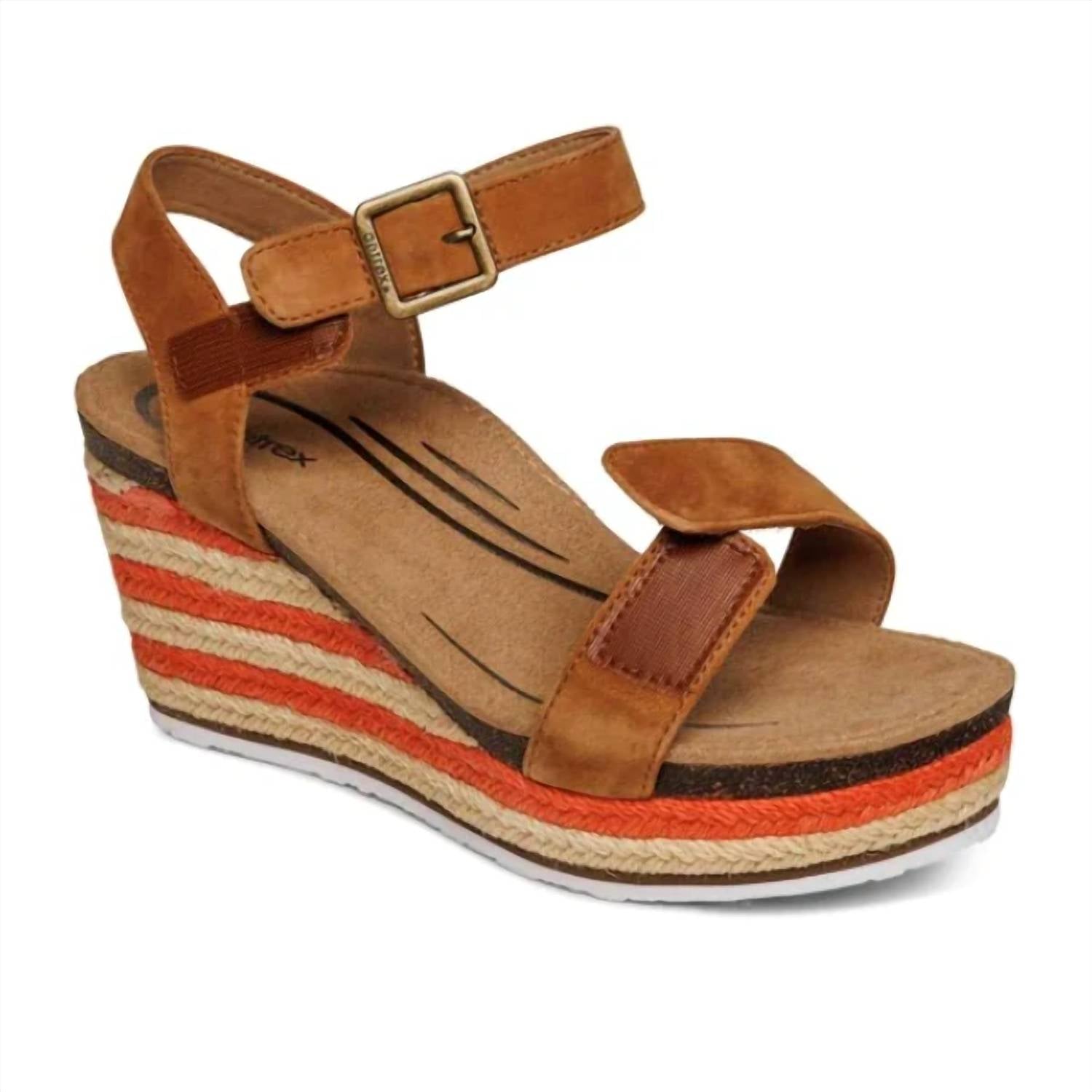 Aetrex - Women's Sydney Platform Wedge Sandal