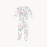 The Beaufort Bonnet Company - Girl's Noelle's Night Night Footed Onesie