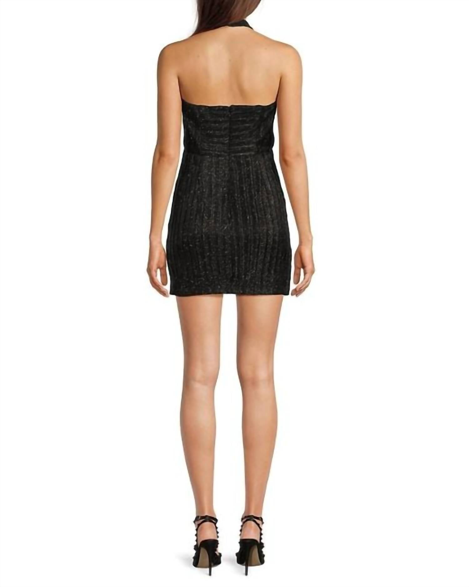 Ramy Brook - Metallic Halter Mini Dress