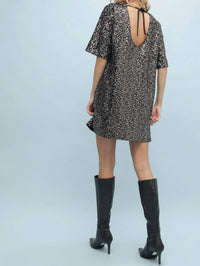 Wishlist - Sequin Open Back Mini Dress