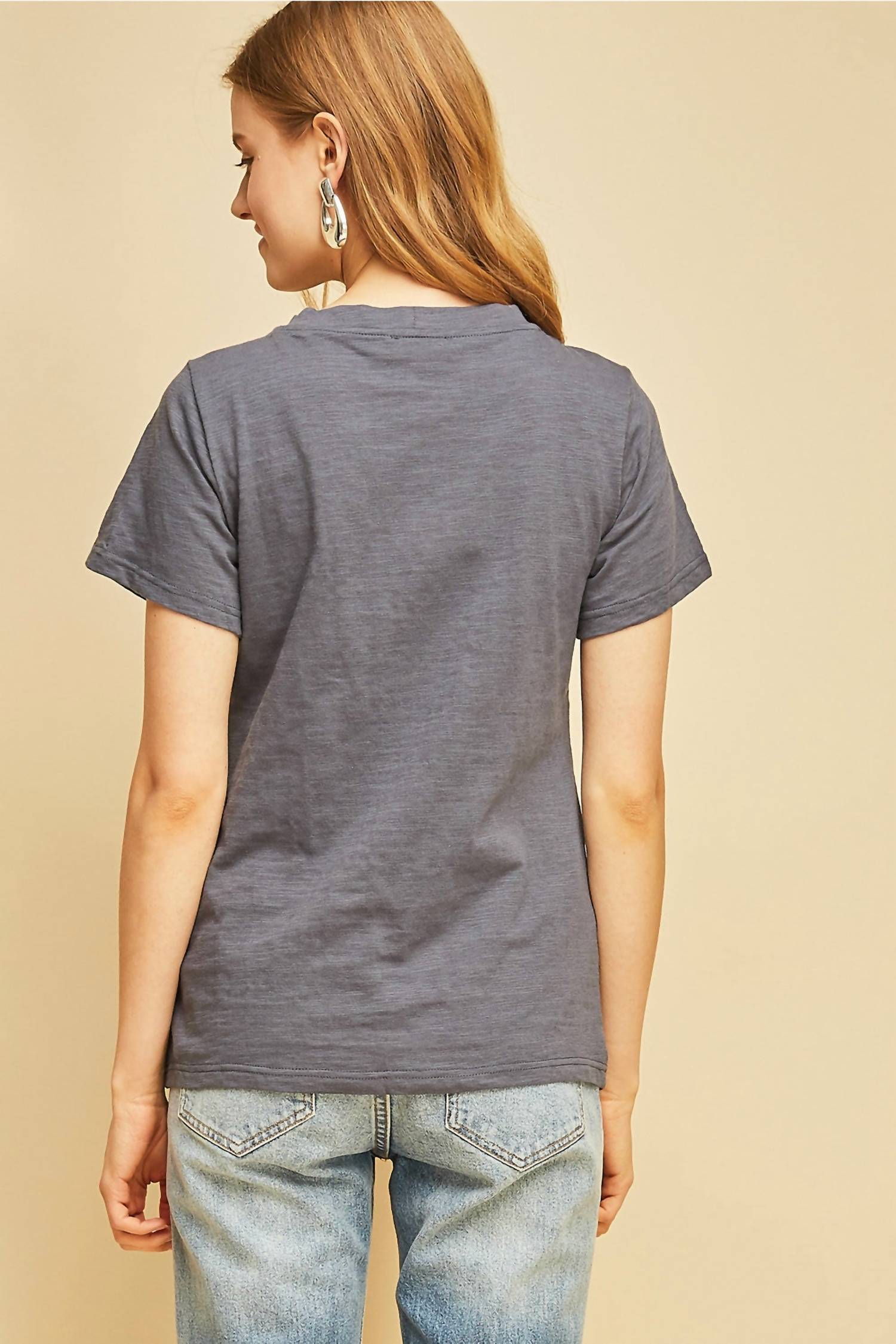 Entro - Lace Up Graphic Tee