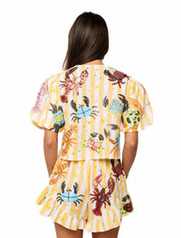 Queen Of Sparkles - Crab & Lobster Pull-on Shorts