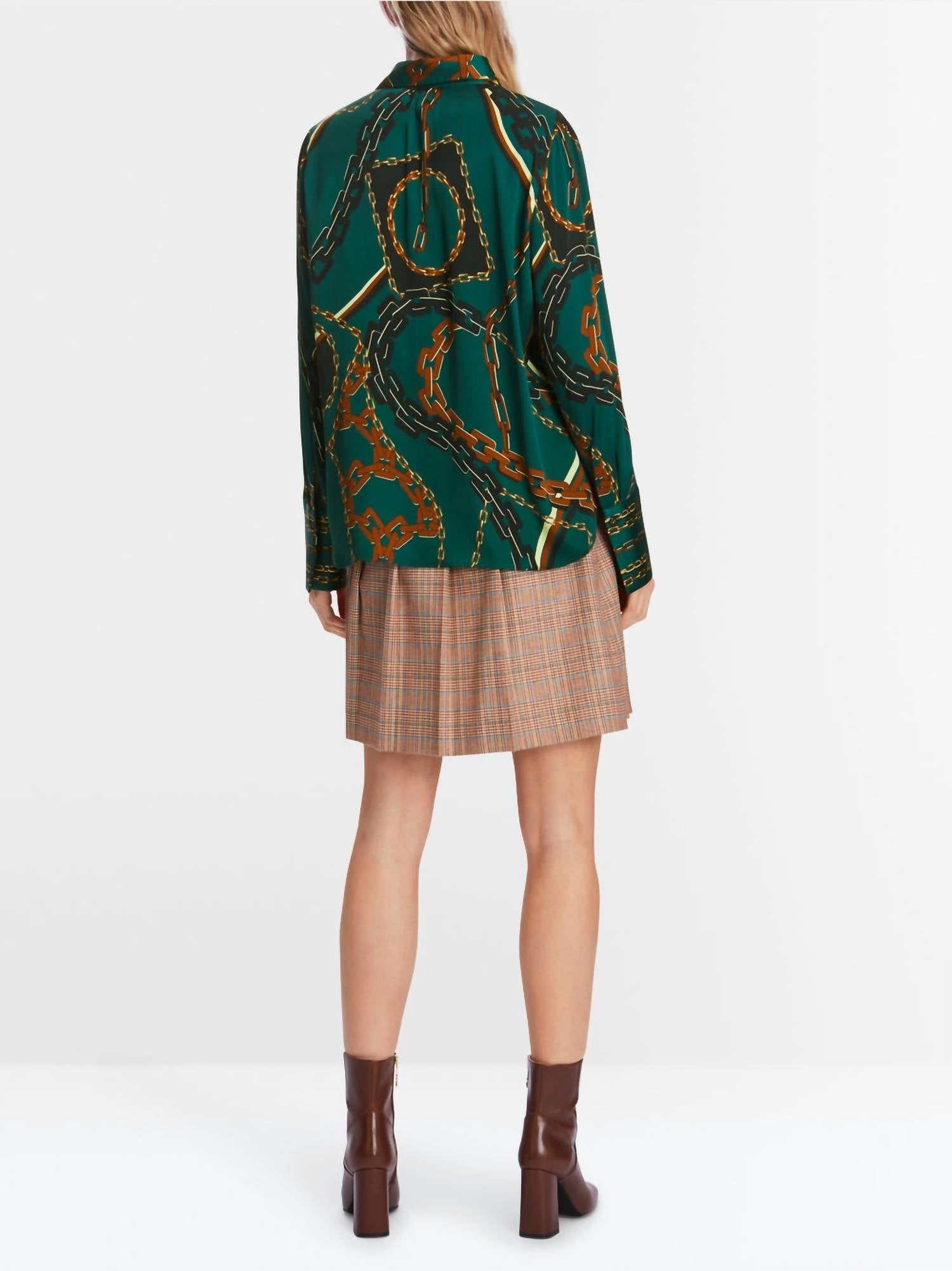 Marc Cain - Silk Blouse With Chain Design