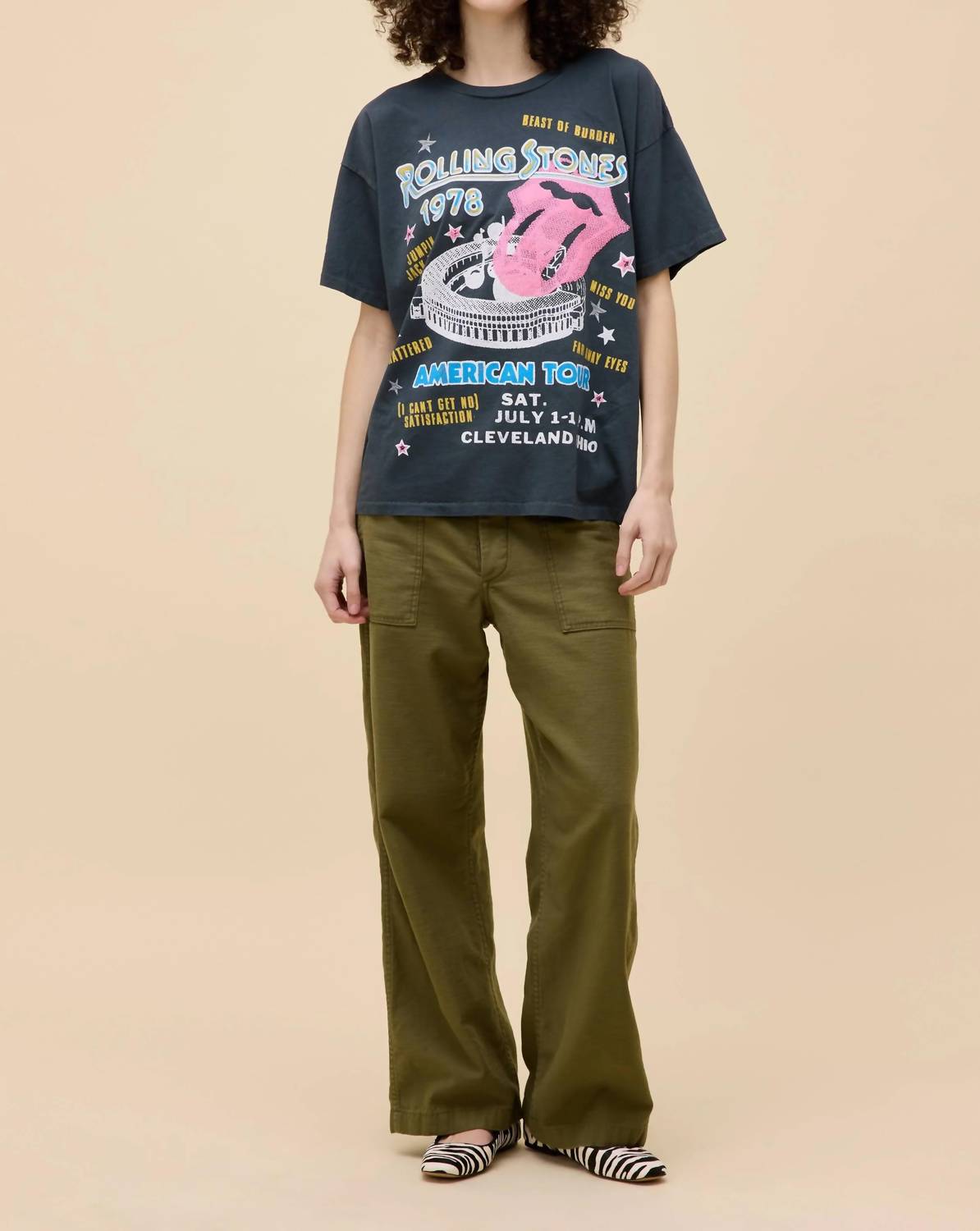 Daydreamer - Rolling Stones 1978 American Tour Merch Tee