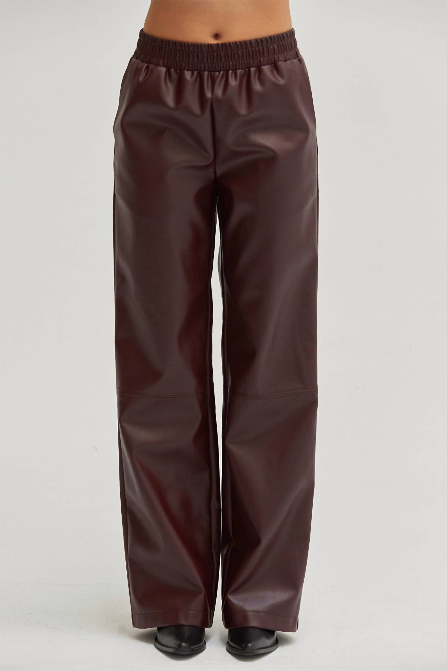 Crescent - Zhuri Vegan Leather Pants