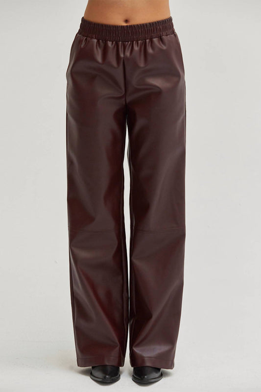 Crescent - Zhuri Vegan Leather Pants