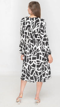 Kmw - Bell Sleeve Everything Midi Dress