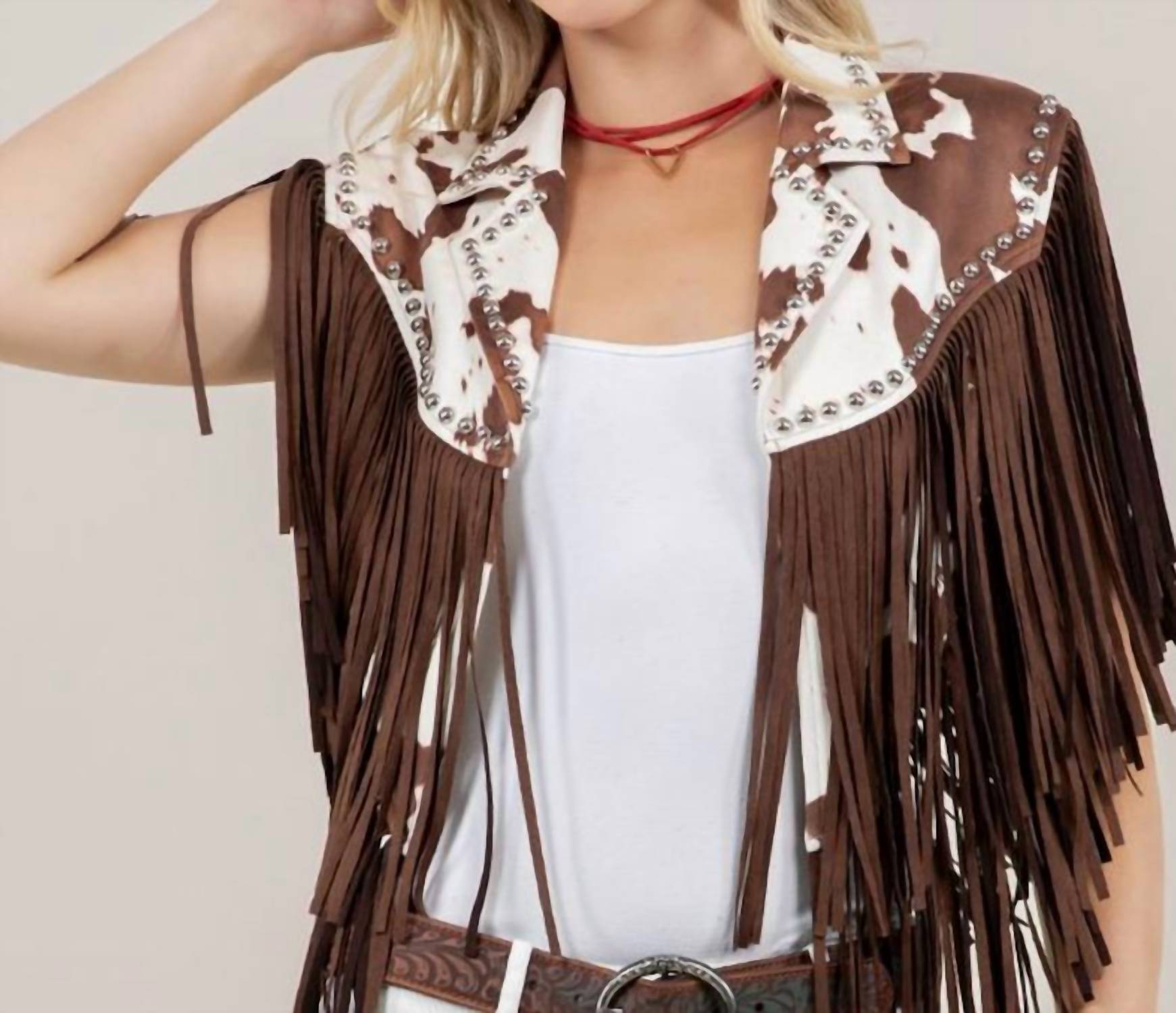 Saints & Hearts - Ranch House Fringe Shrug