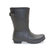 HUNTER Women's Original Back Adjustable Short Boots in black - women's shoe - alternate view