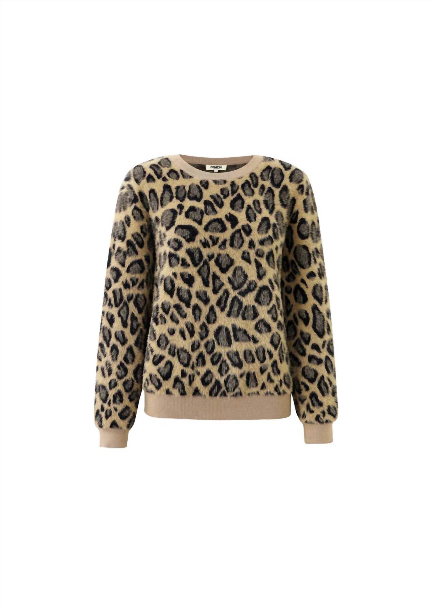 Frnch - Canna Leopard Sweater
