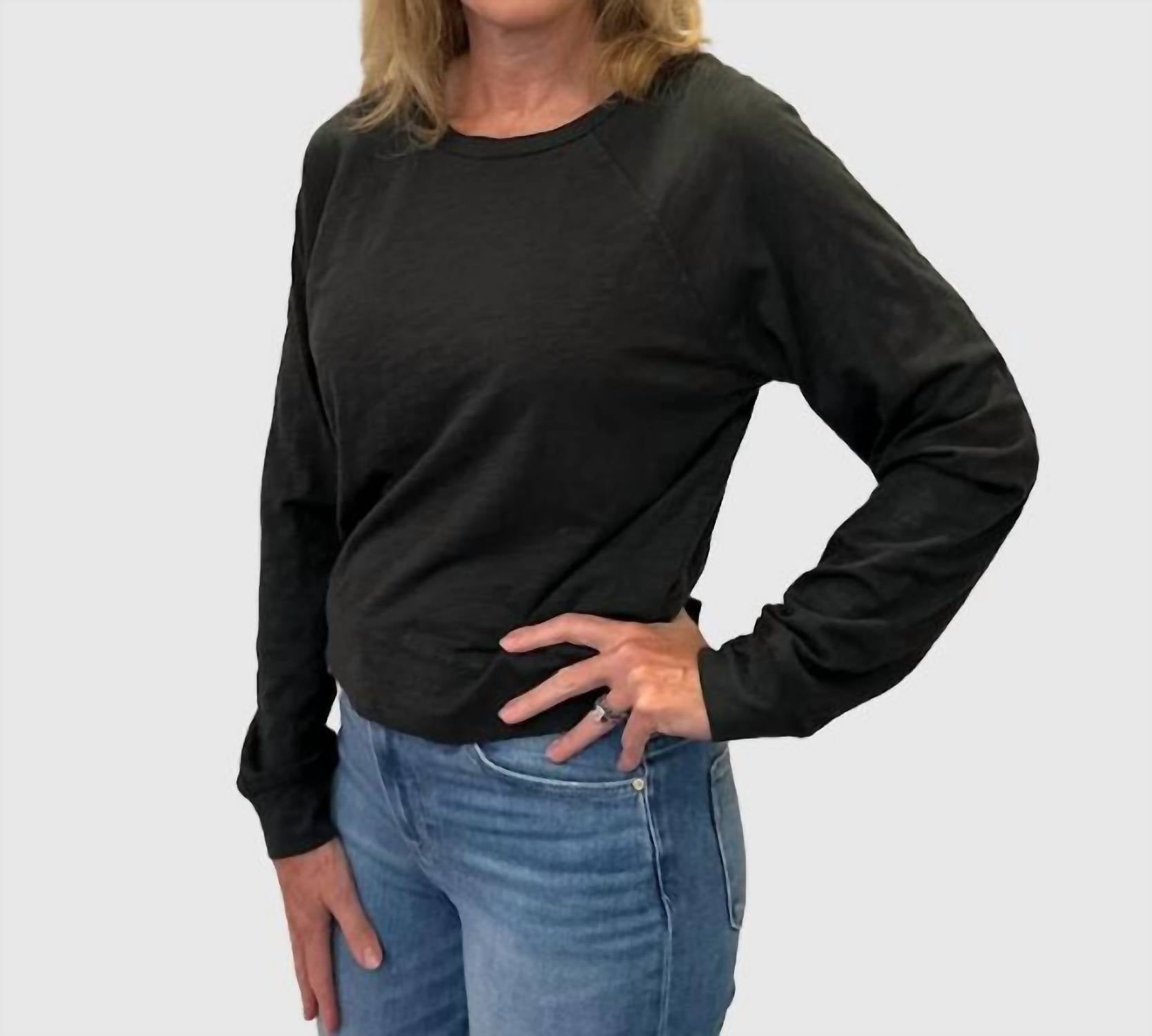 Bobi - Slouchy Raglan Top