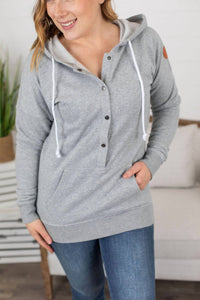 Michelle Mae - Hailey Button Snap Hoodie