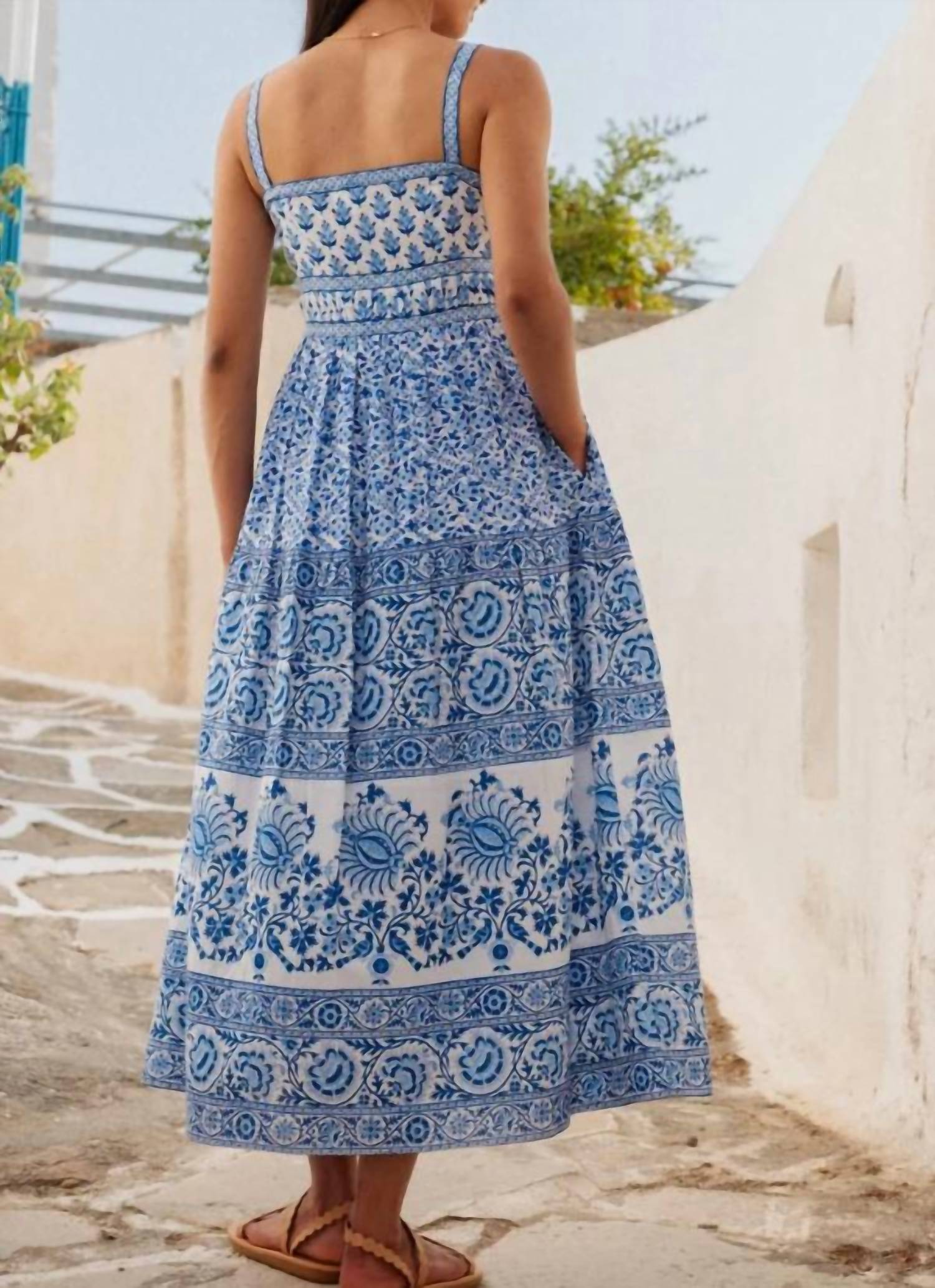 Pink City Prints - Nuri Midi Dress