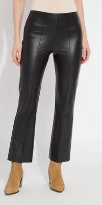 Lysse - Elysse Faux Leather Ankle Bootcut Pants