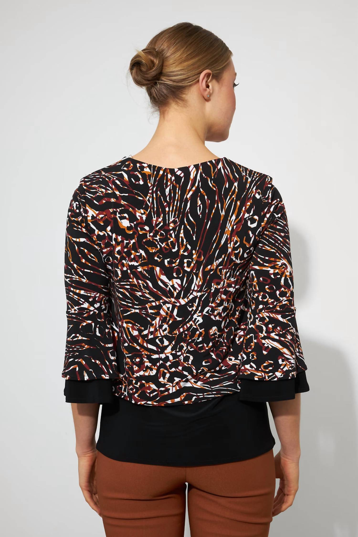 Joseph Ribkoff - Contrast Trim Top