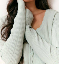 Loveshackfancy - Martti Stretch Pointelle Cardigan
