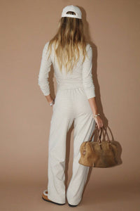 Bailey Rose - Coastal Striped Drawstring Lounge Pants