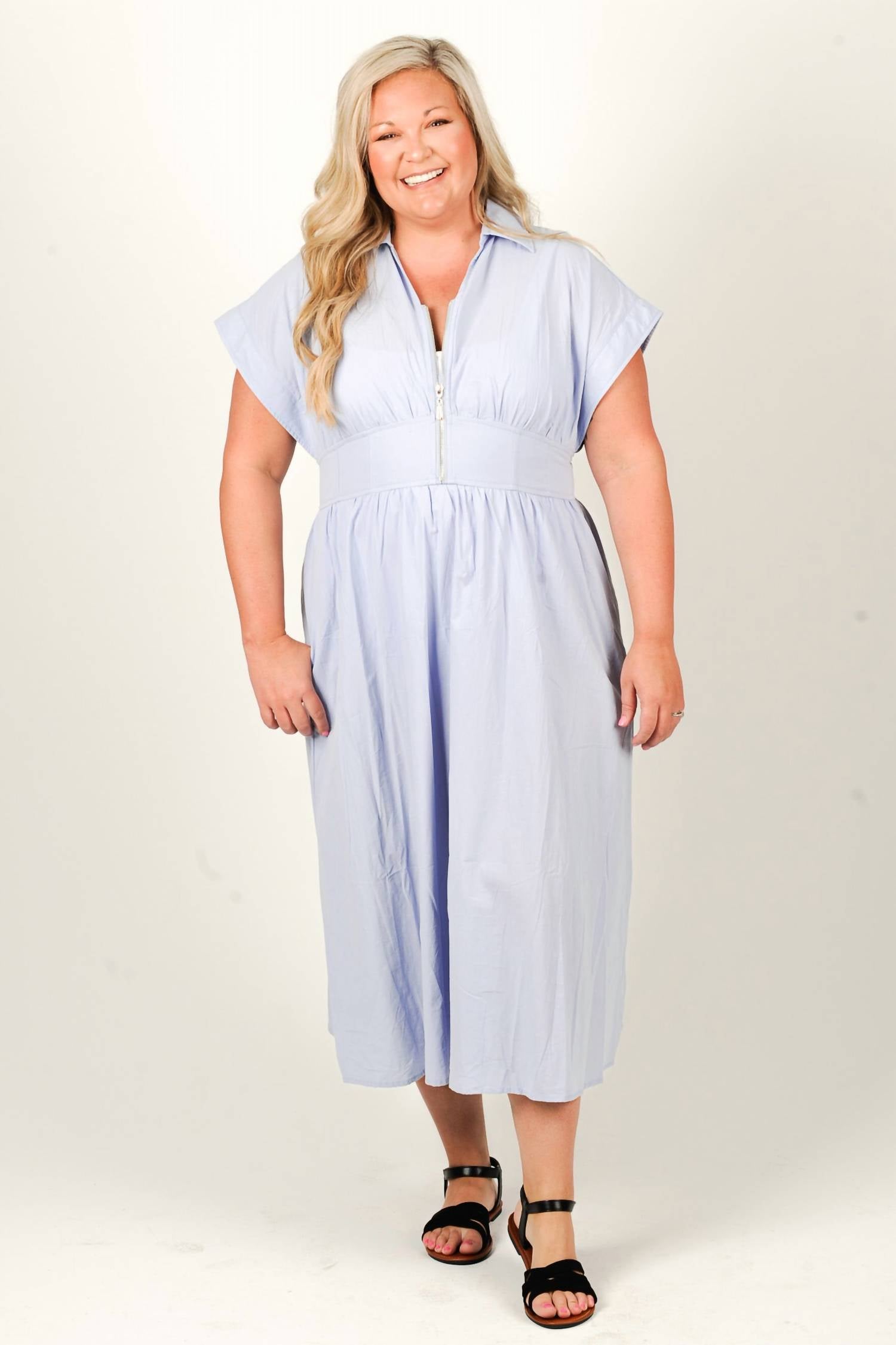 She + Sky - Pockets and Poise Dress