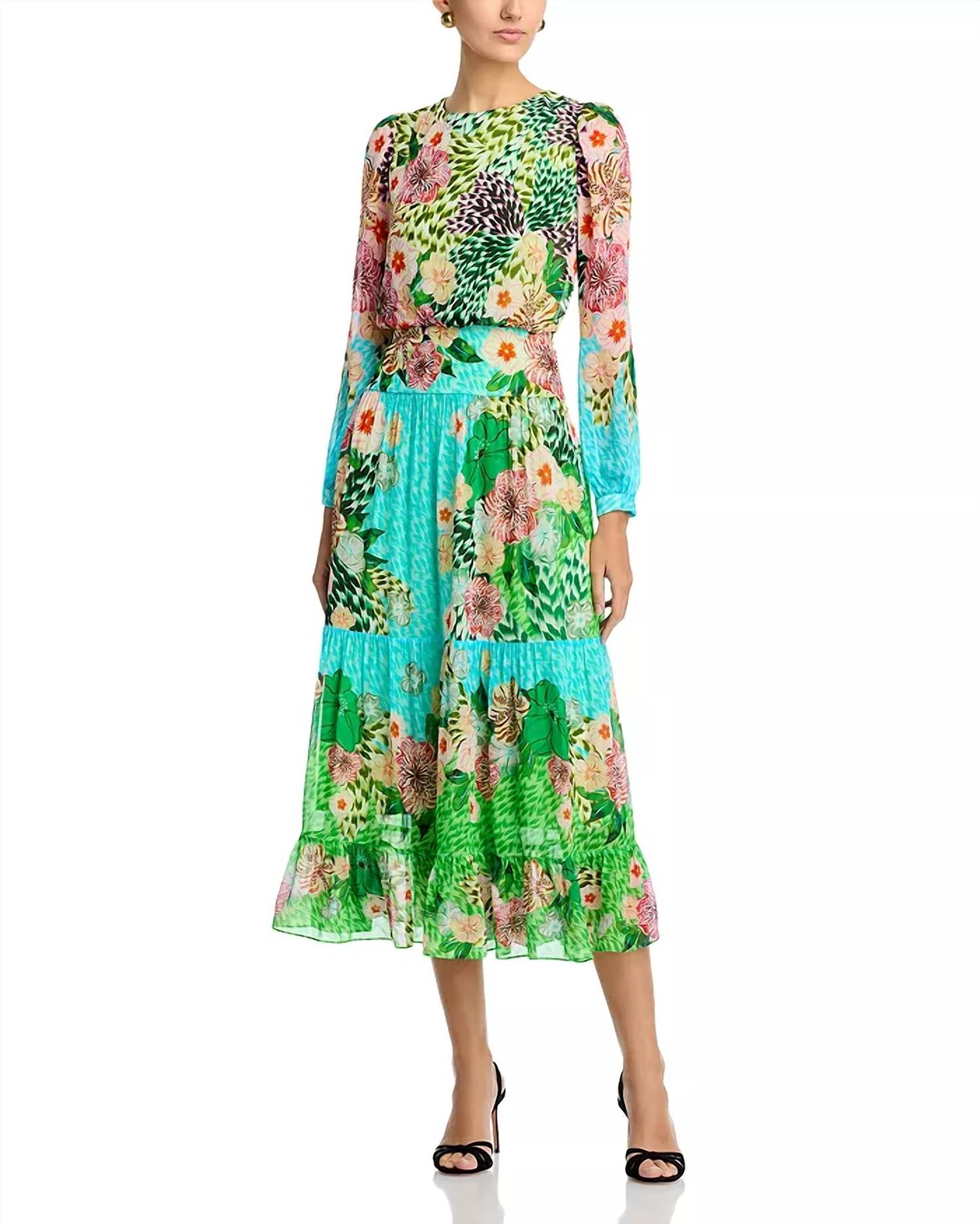 Saloni - Isabel Midi Dress