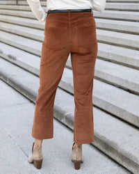 Grace And Lace - Corduroy Straight Leg Pants