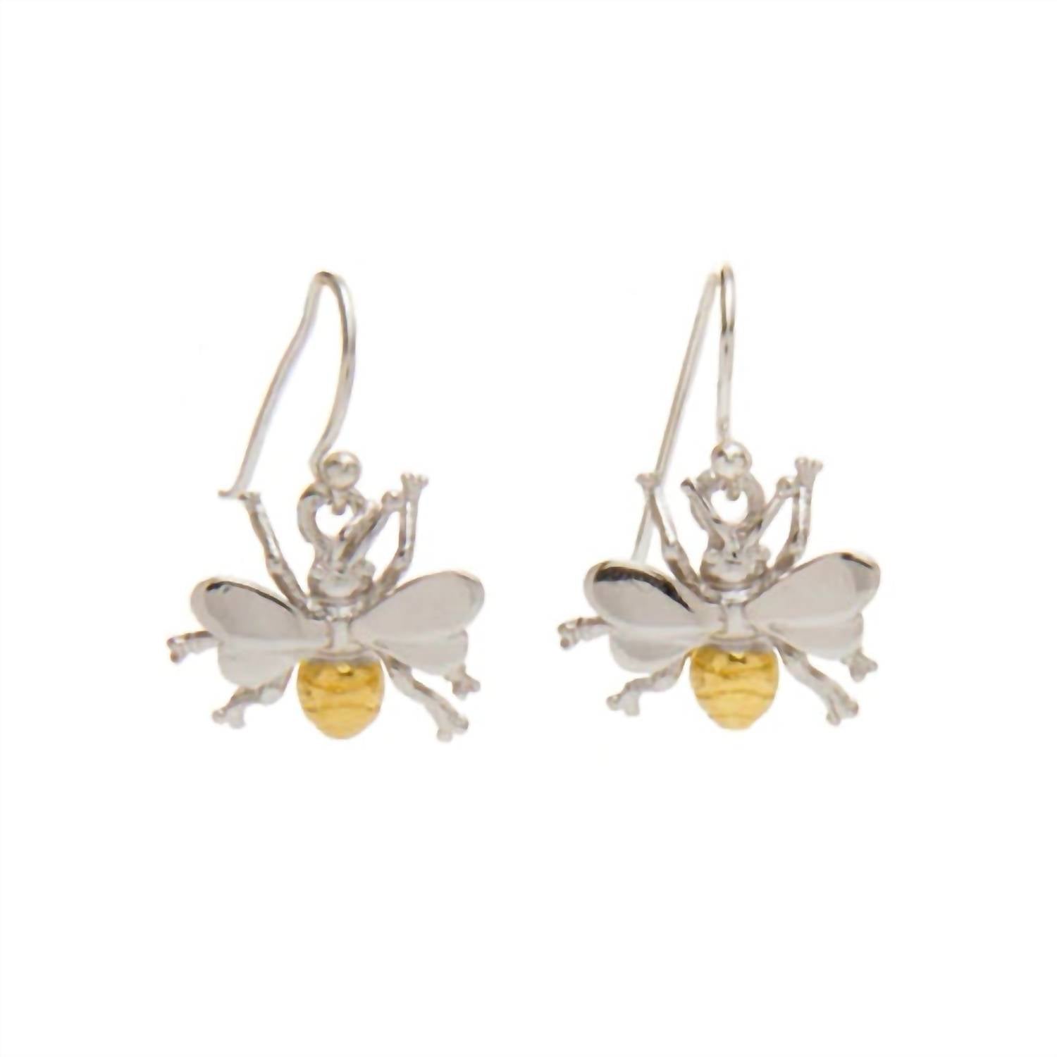 Gallardo & Blaine Designs - Women's Wildlife Bee Dangle Earrings