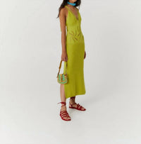 Beatrice .B - Floral Inlays Cotton Maxi Dress