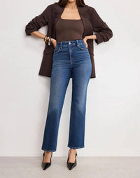 Good American - Soft Tech Curve Straight Jeans