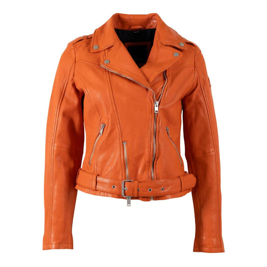 Mauritius - Women's Wild Rf Leather Jacket