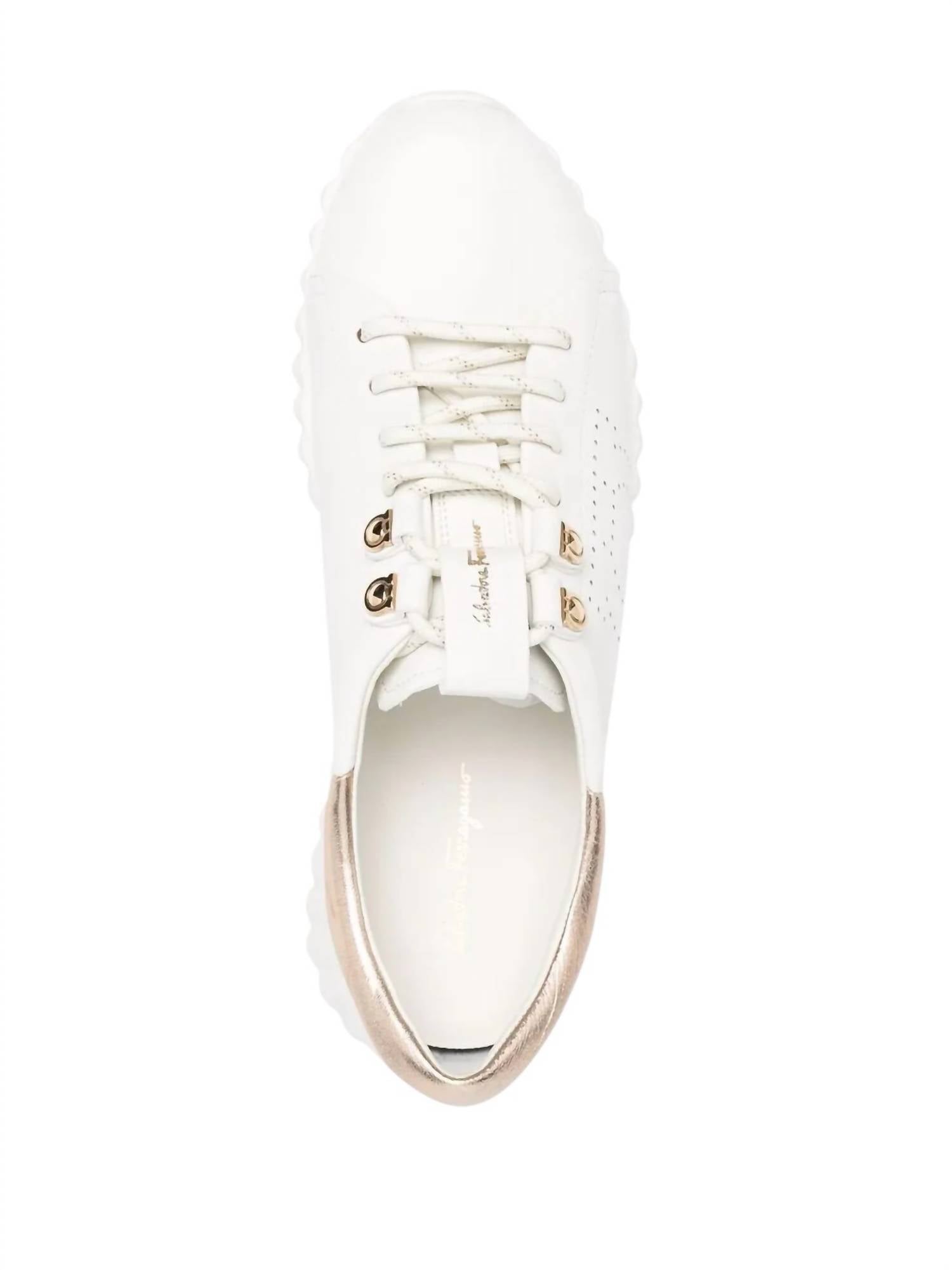 Salvatore Ferragamo - Women's Gancini Low-top Sneakers