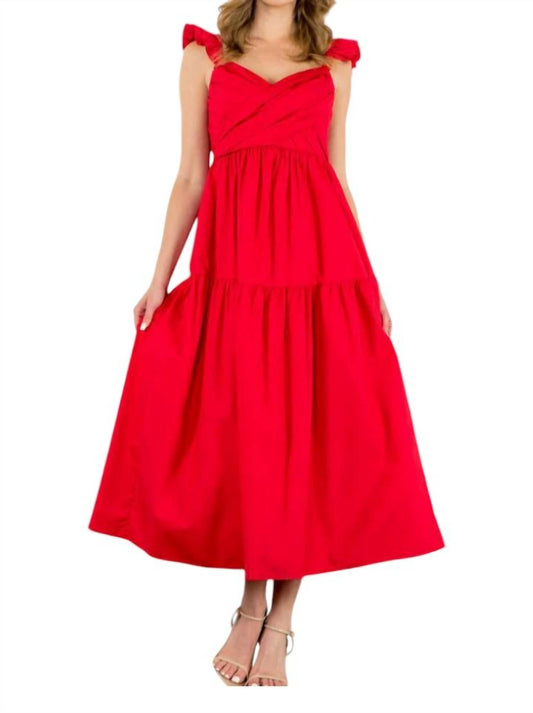 Thml - Lilliana Tiered Poplin Maxi Dress