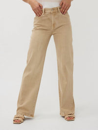 Esqualo - Wide Leg Washed Jeans