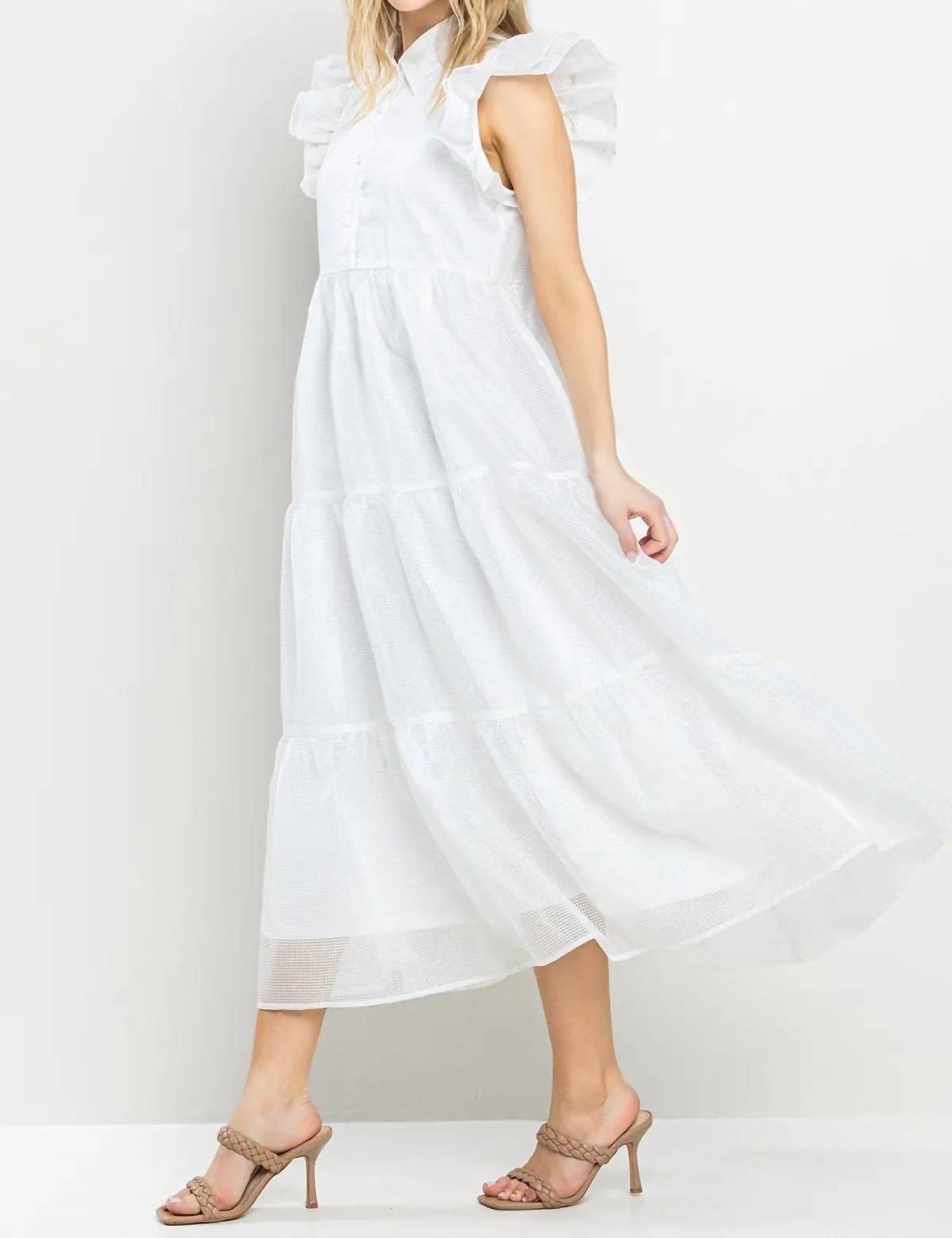Cara Collared Midi Dress