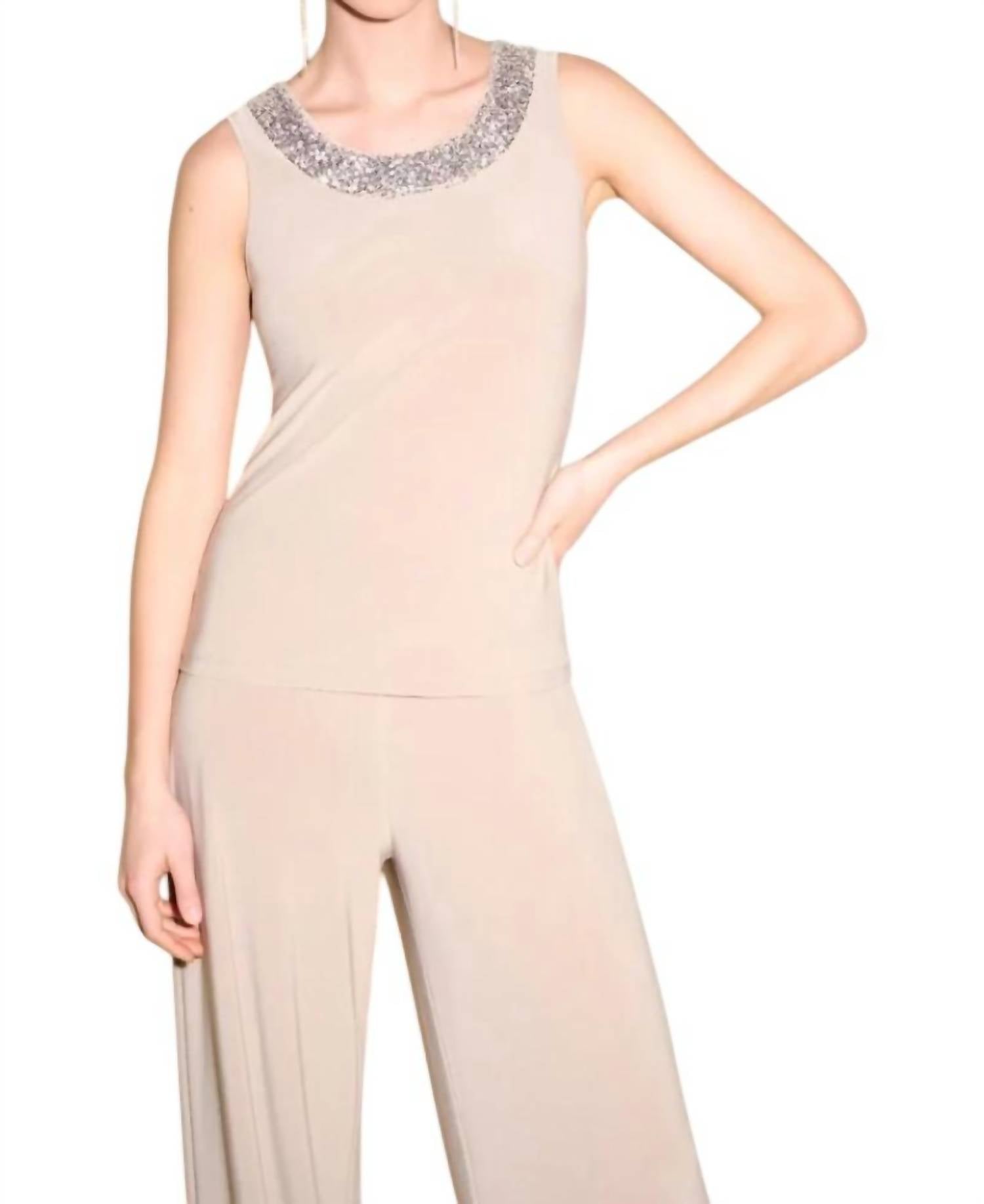 Joseph Ribkoff - Flared Top with Mesh Inserts