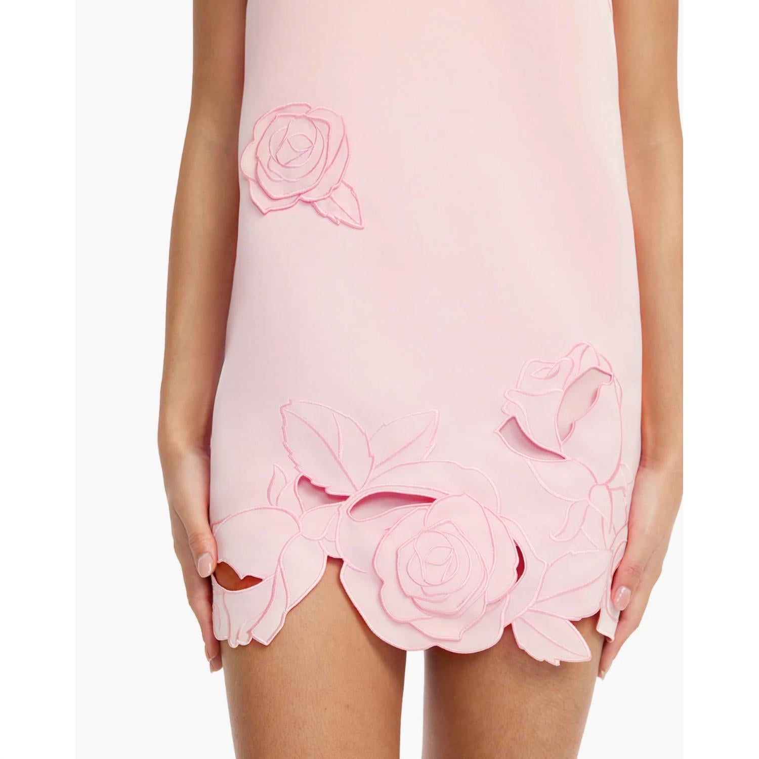 Leo Lin - Yvonne Applique Mini Dress