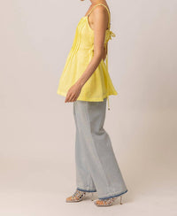Line And Dot - Calisto Braided Strap With Beads Top