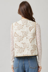 Illa Illa - Paisley Quilted Vest