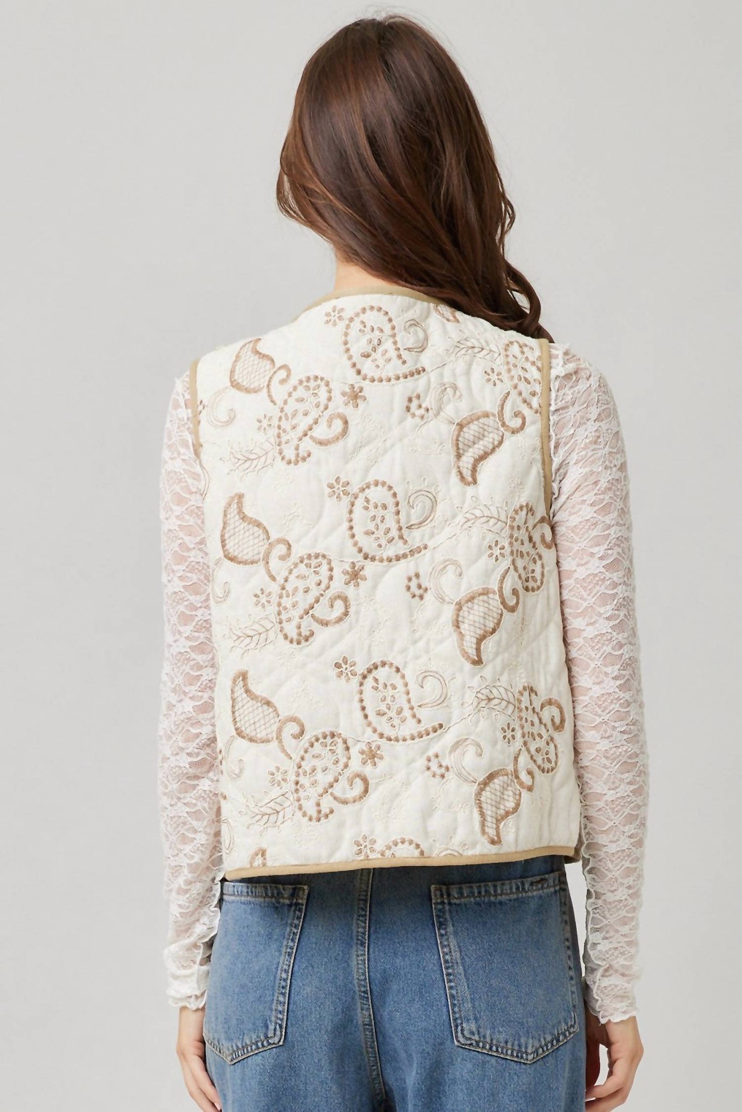 Illa Illa - Paisley Quilted Vest