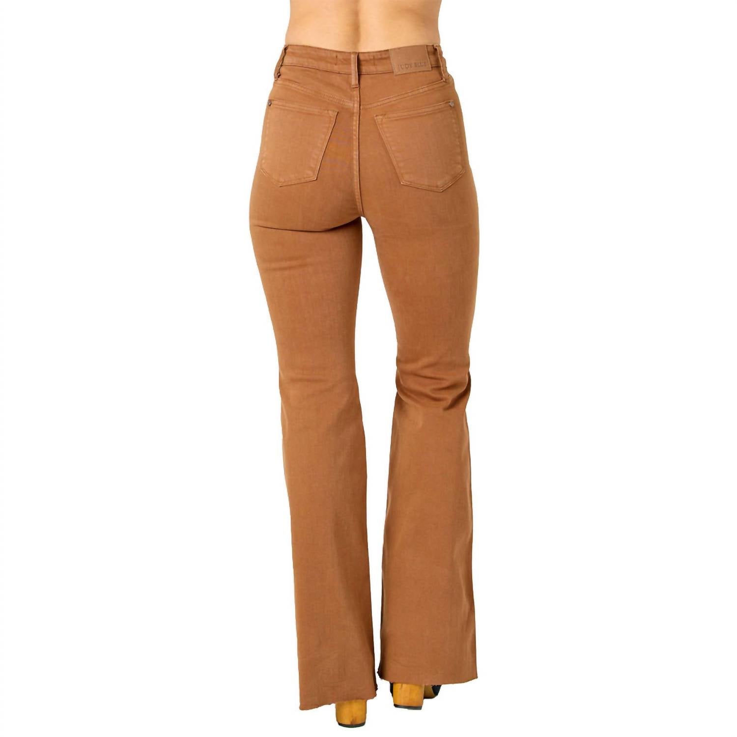 Judy Blue - Tummy Control Garment Dyed Flare Jeans