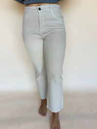 Coco + Carmen - Genesis Frayed Ankle Bootcut Jeans