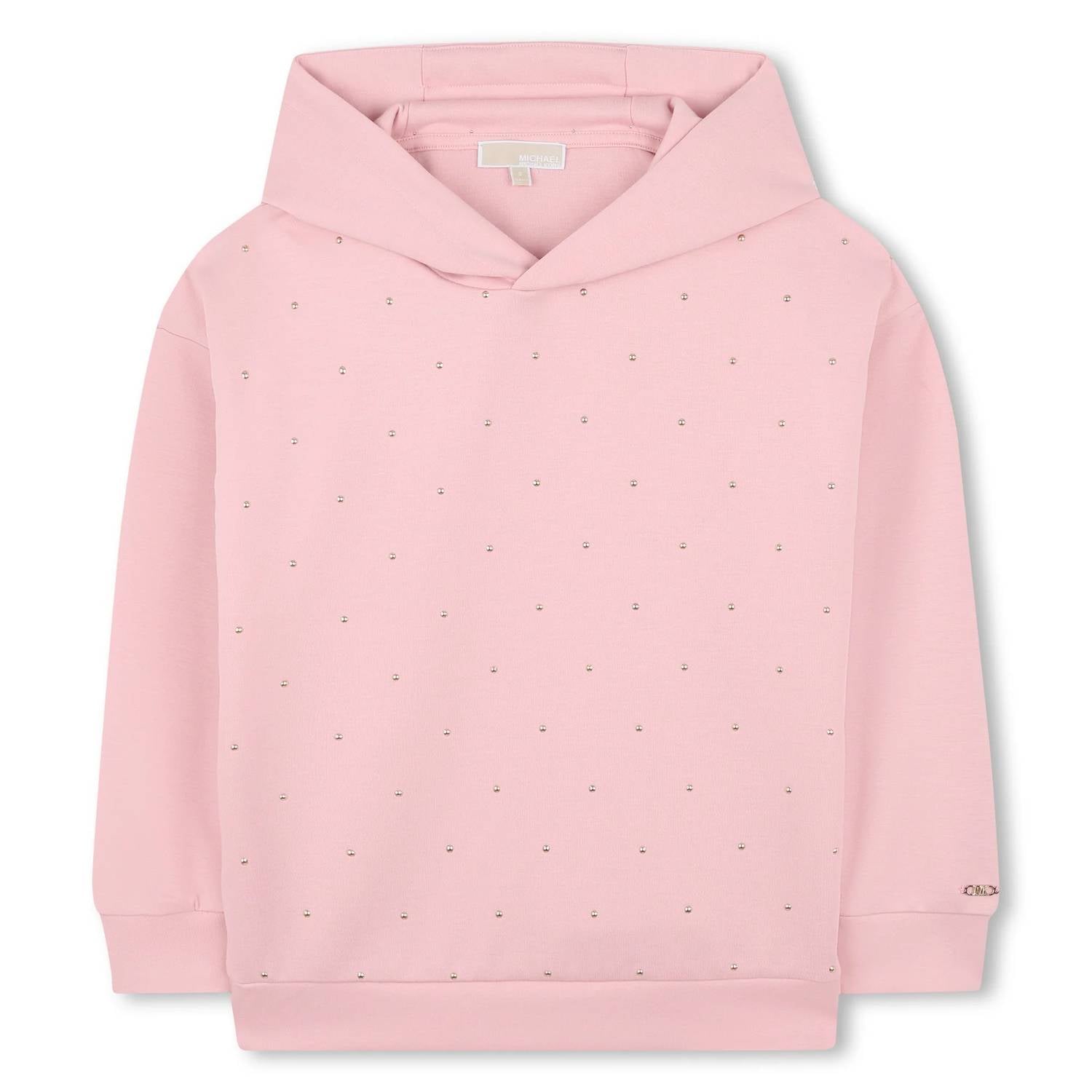 Michael Kors - Girl's Studs Logo Hoodie