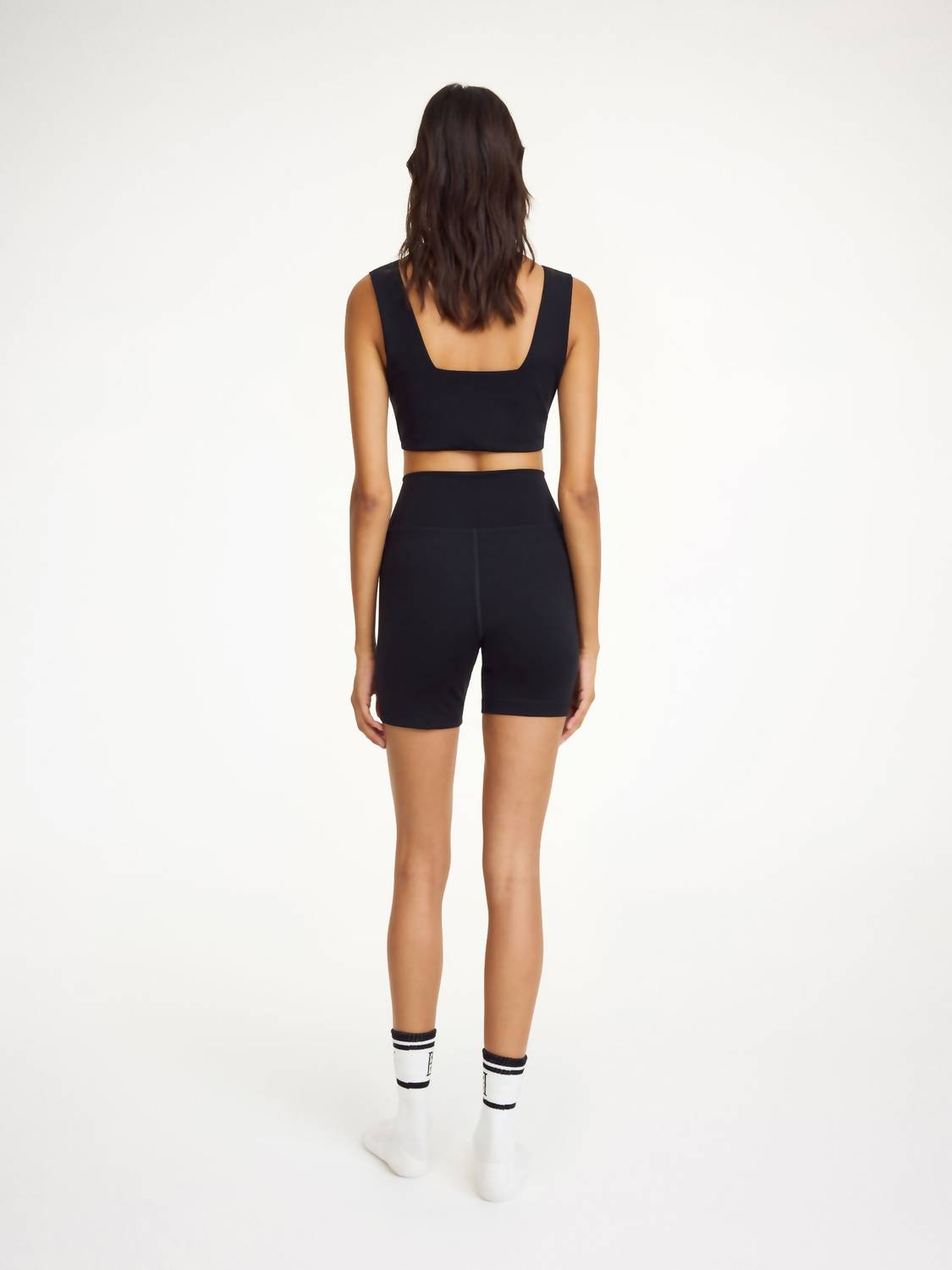 BY MALENE BIRGER Braga Athletic Top in black - women's intimate - alternate view