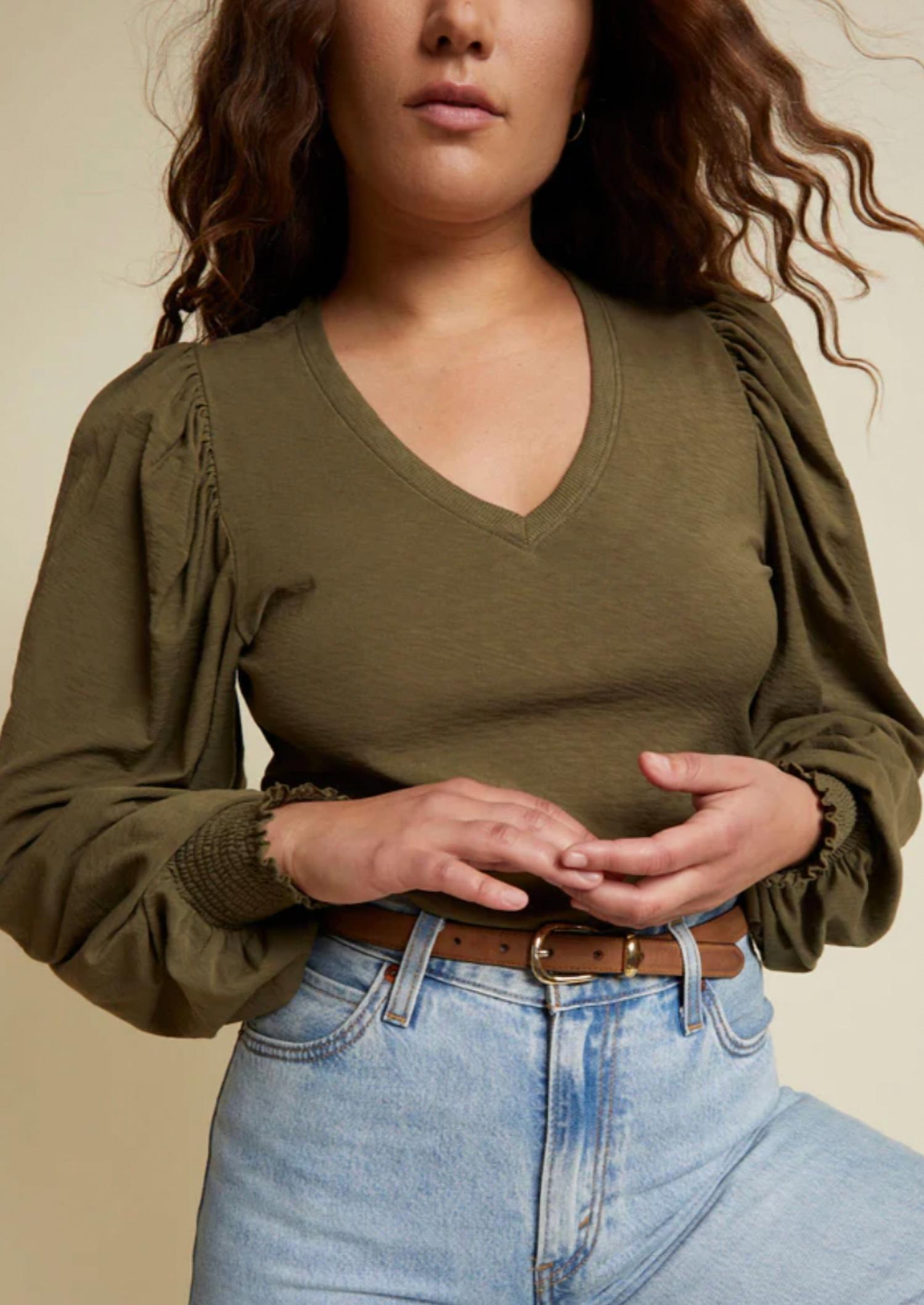 Nation Ltd - Tabitha Full Sleeve V- Neck