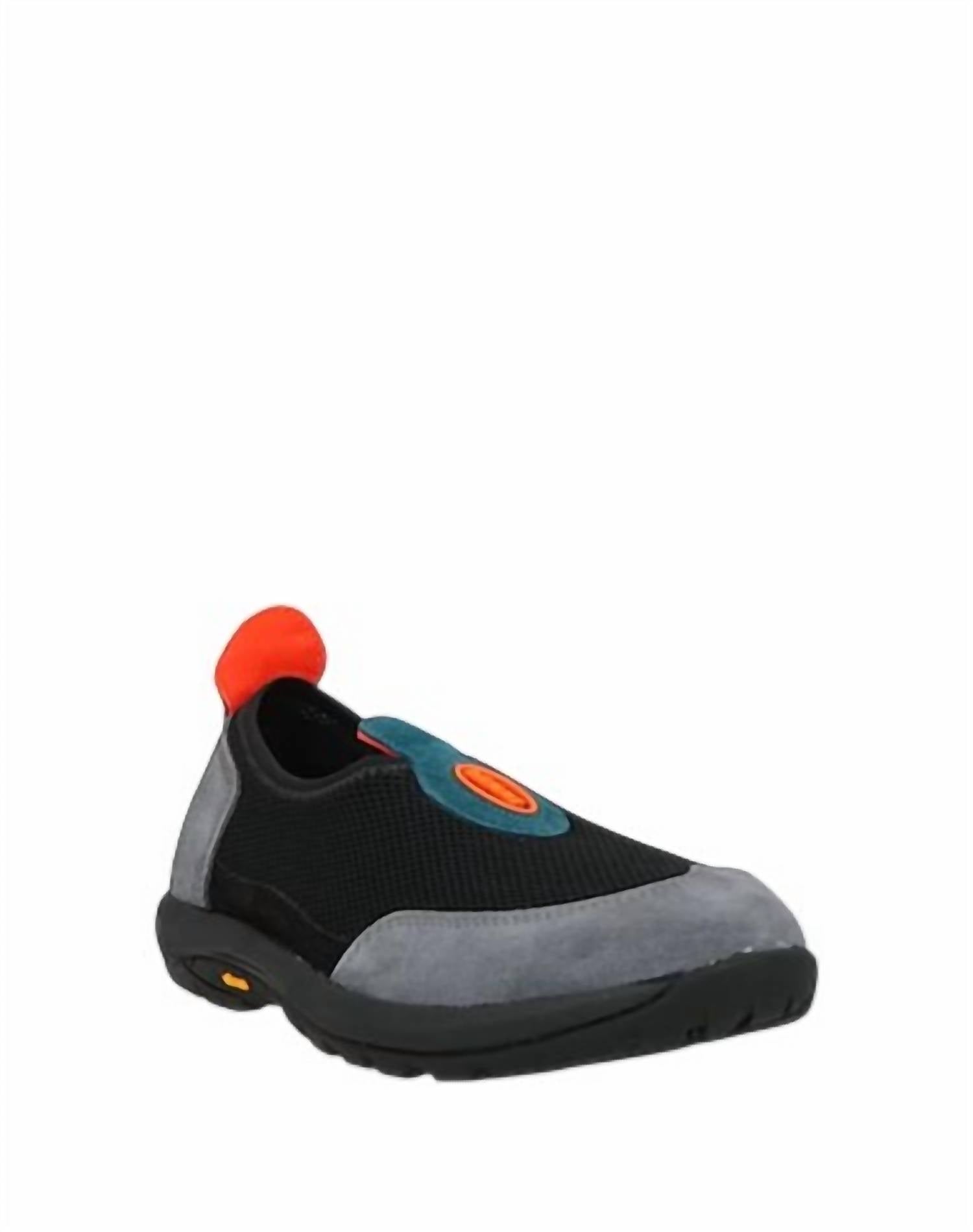 Diemme Men's Pantelleria Mesh Shoes in blue black - men's sneaker - detail view
