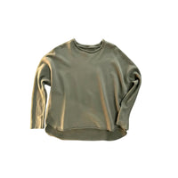 Frank & Eileen Anna Long Sleeve Capelet Sweatshirt in caper - women's top - view 7